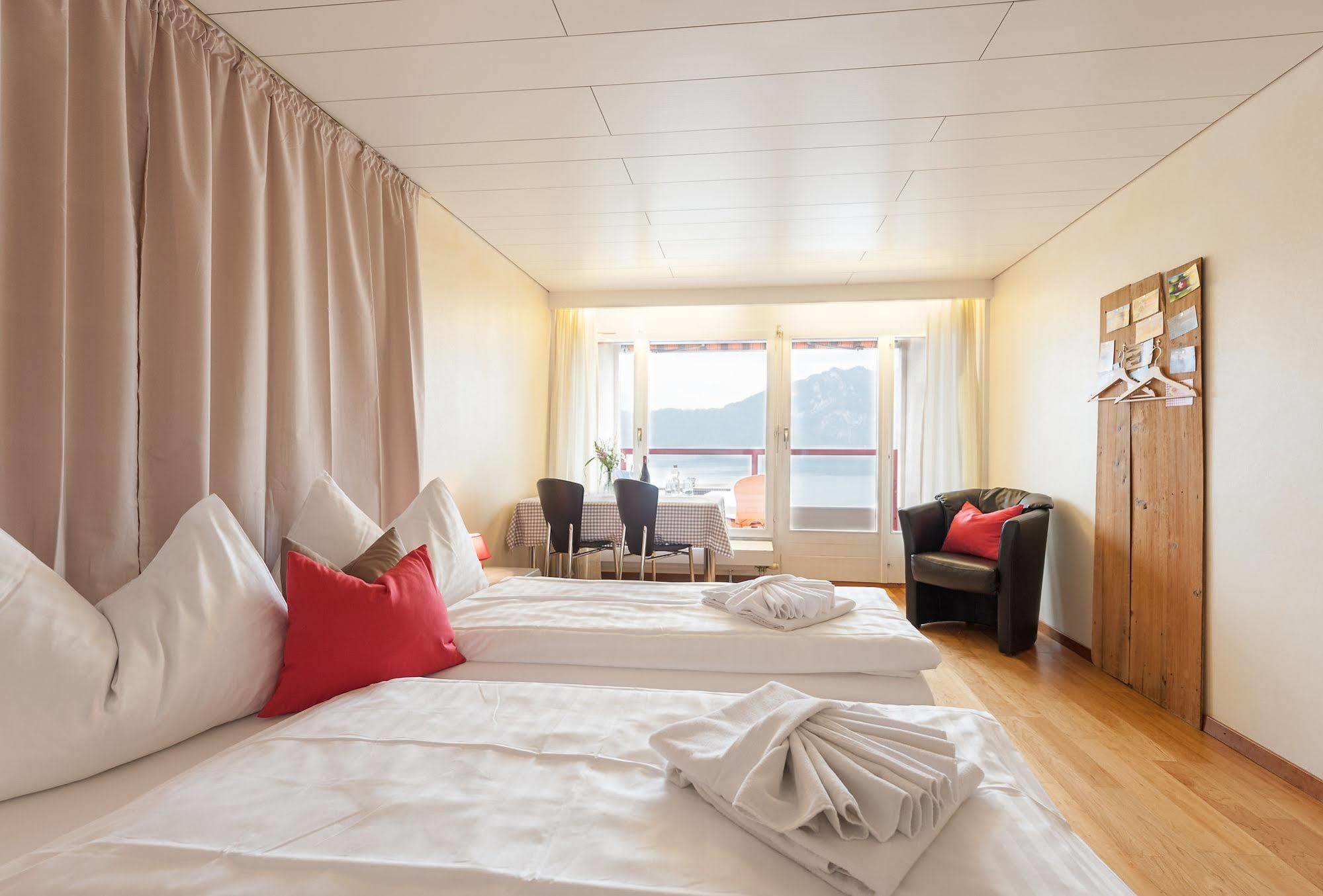 Alpenblick Weggis - Panorama & Alpen Chic Hotel Eksteriør billede