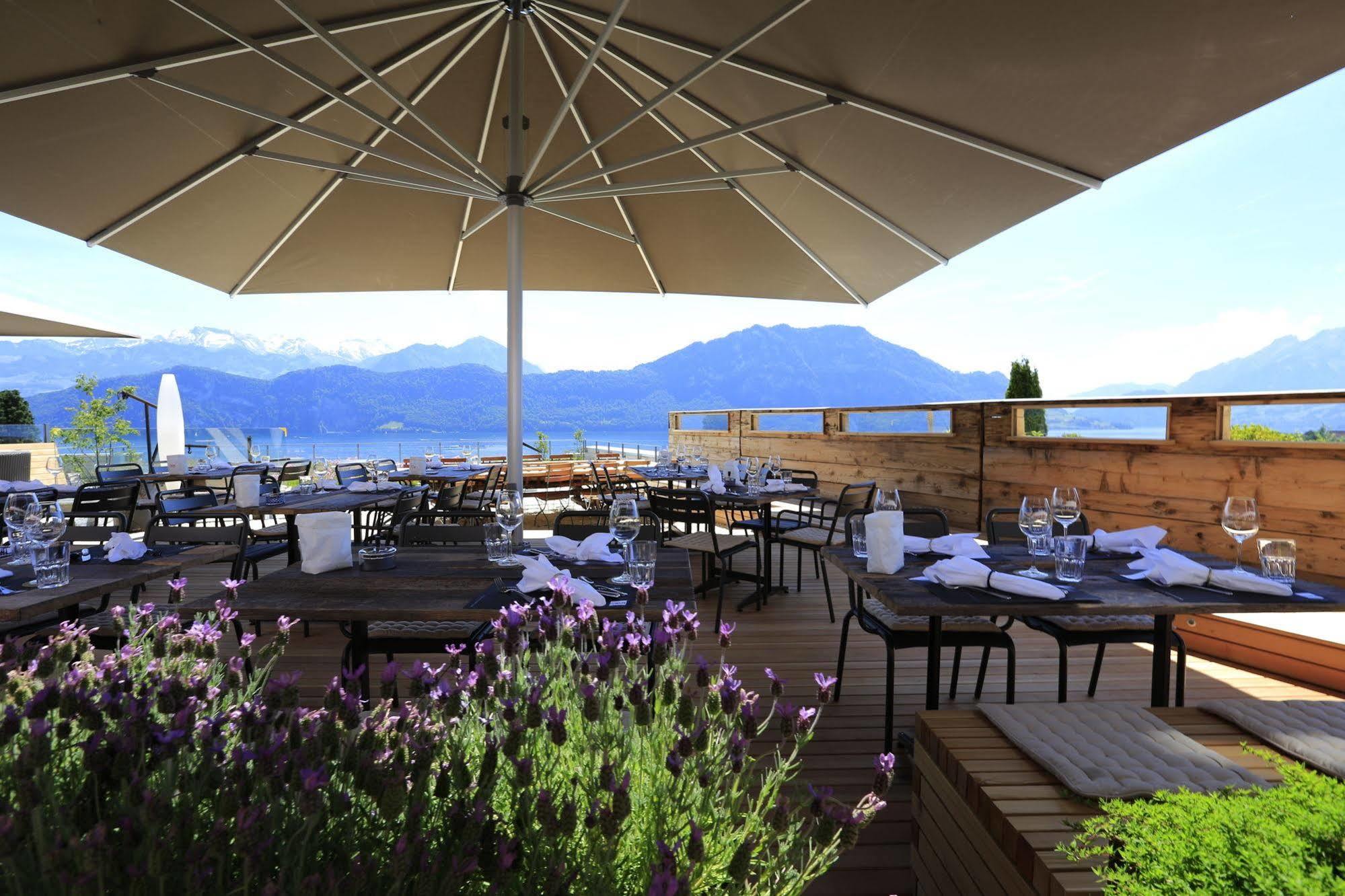 Alpenblick Weggis - Panorama & Alpen Chic Hotel Eksteriør billede